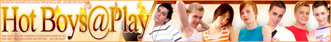 Charming gay teen boys playing